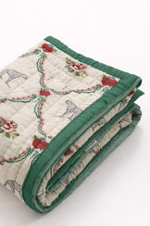 Cheetah Organik Pamuk El Yapımı Yatak Örtüsü