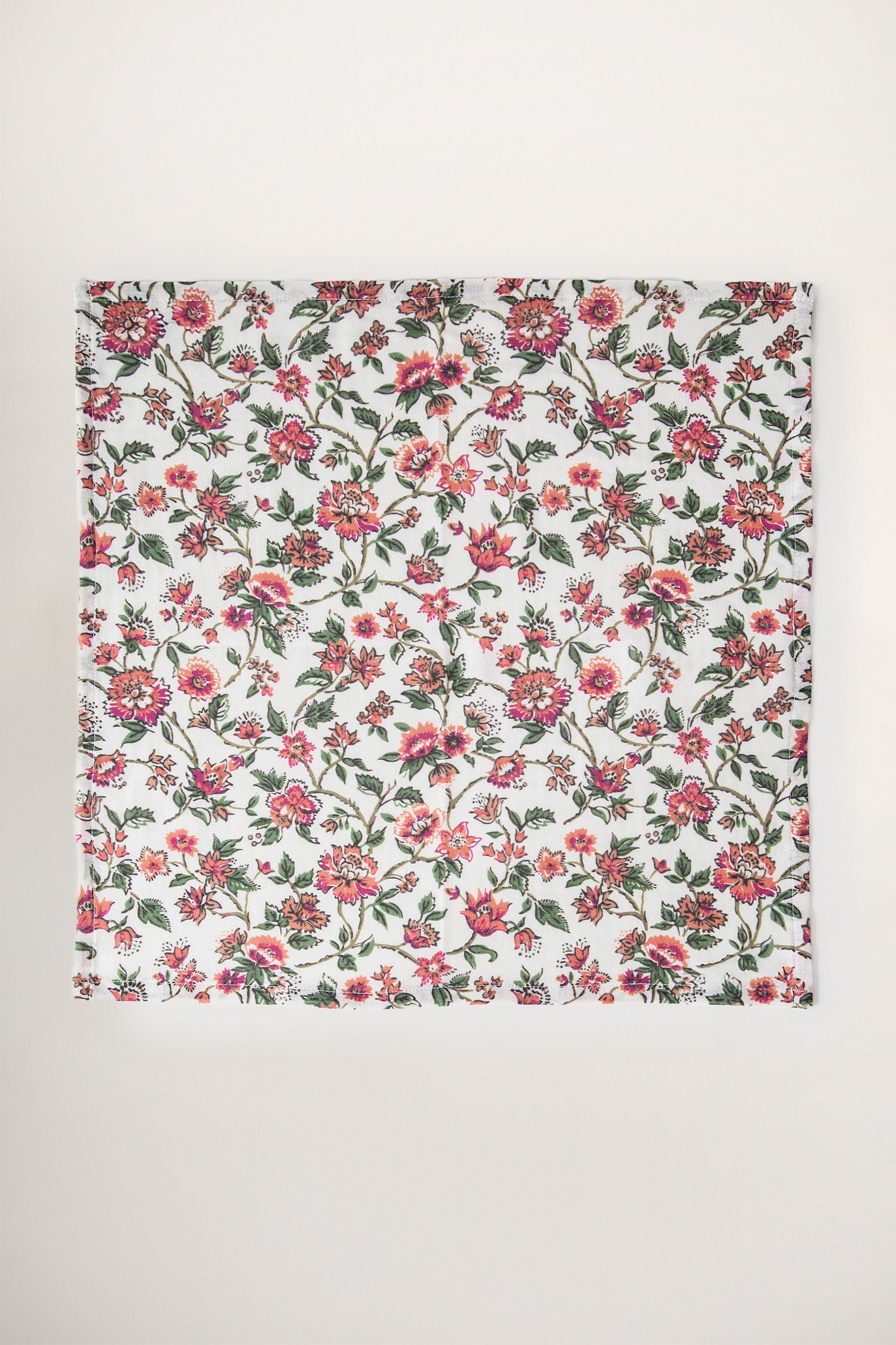 Heaven Çiçek Desen 4'lü Organik Müslin Servis Peçete Seti - uniqlooms.com