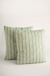 Heaven Gül Desenli El Yapımı 2'li Yastık Kılıfı - uniqlooms.com