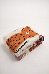 Jungle El Yapımı Organik Pamuk Çocuk Yatak Örtüsü