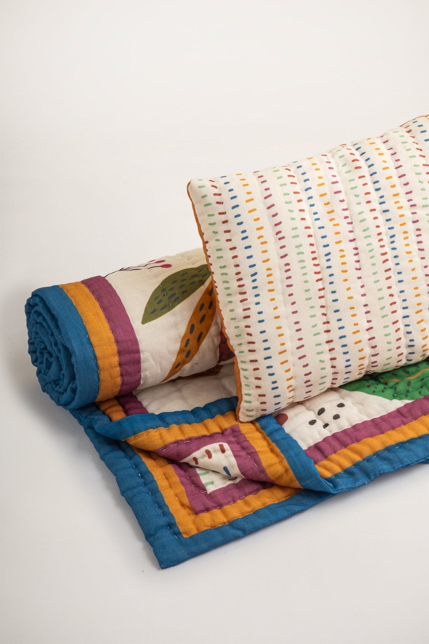 Jungle El Yapımı Organik Pamuk Çocuk Yatak Örtüsü - uniqlooms.com