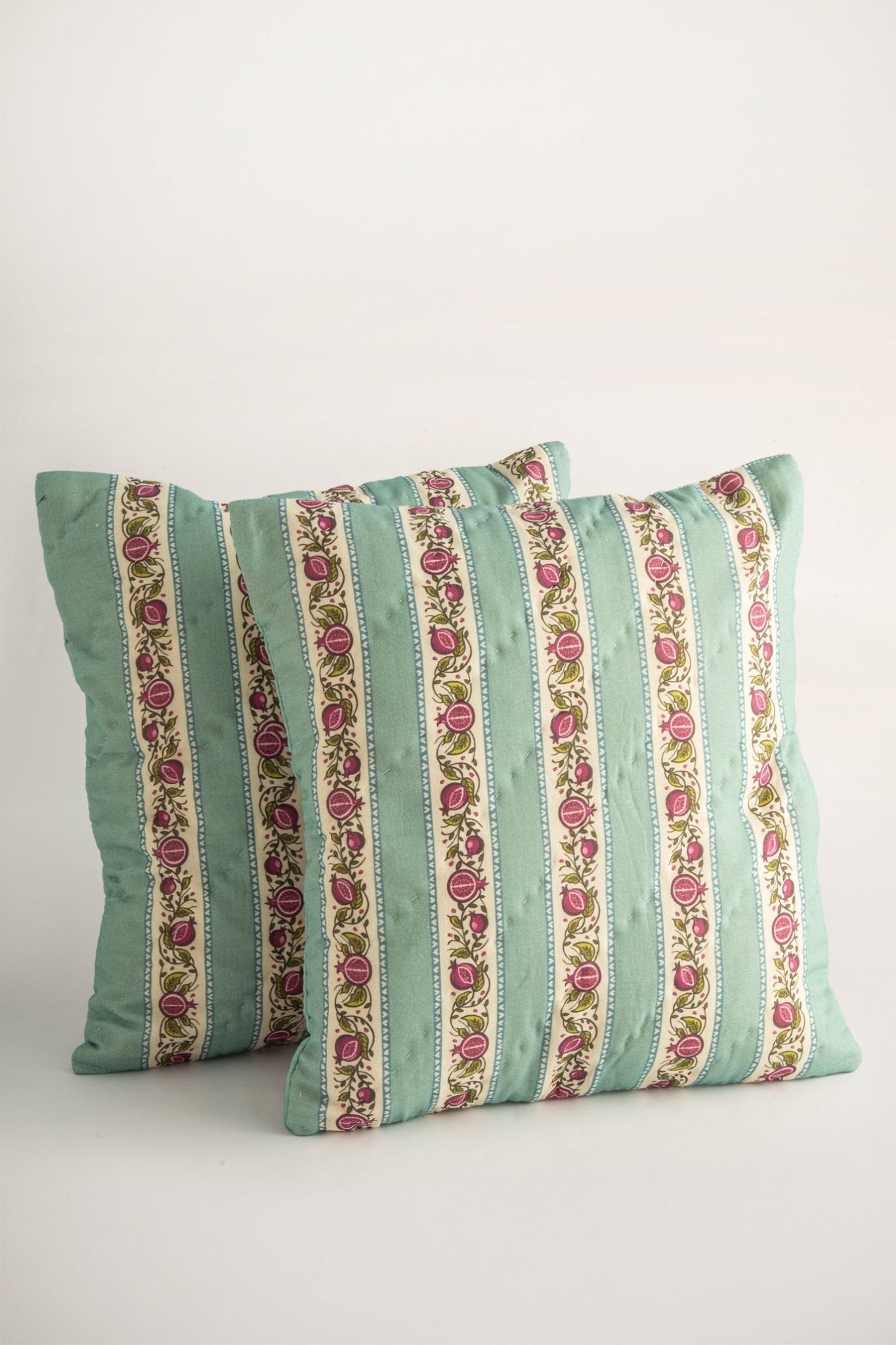 Natures Lulubaby Nar Desenli El Yapımı 2'li Yastık Kılıfı - uniqlooms.com