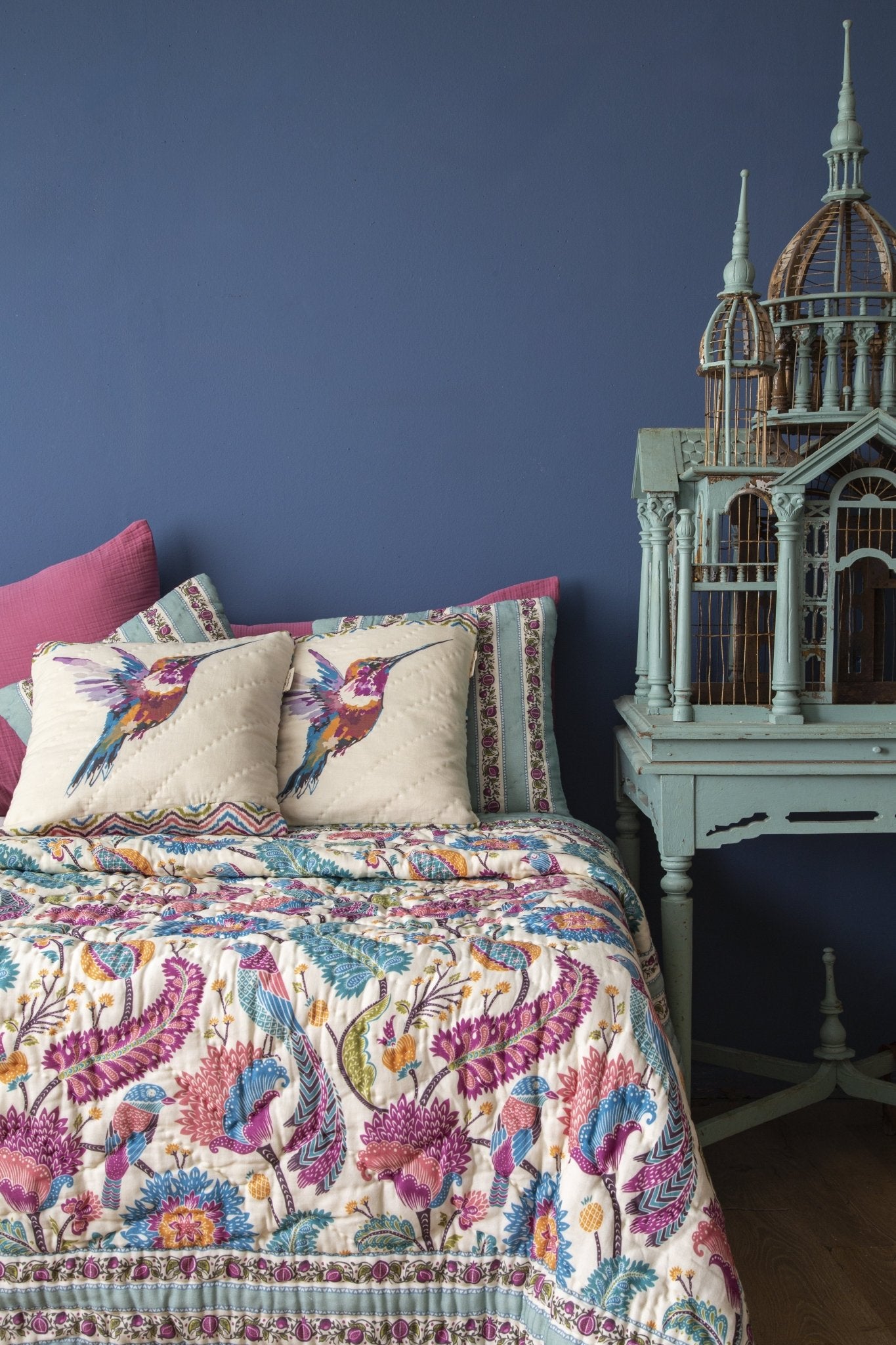 Natures Lulubaby Nar Desenli El Yapımı 2'li Yastık Kılıfı - uniqlooms.com