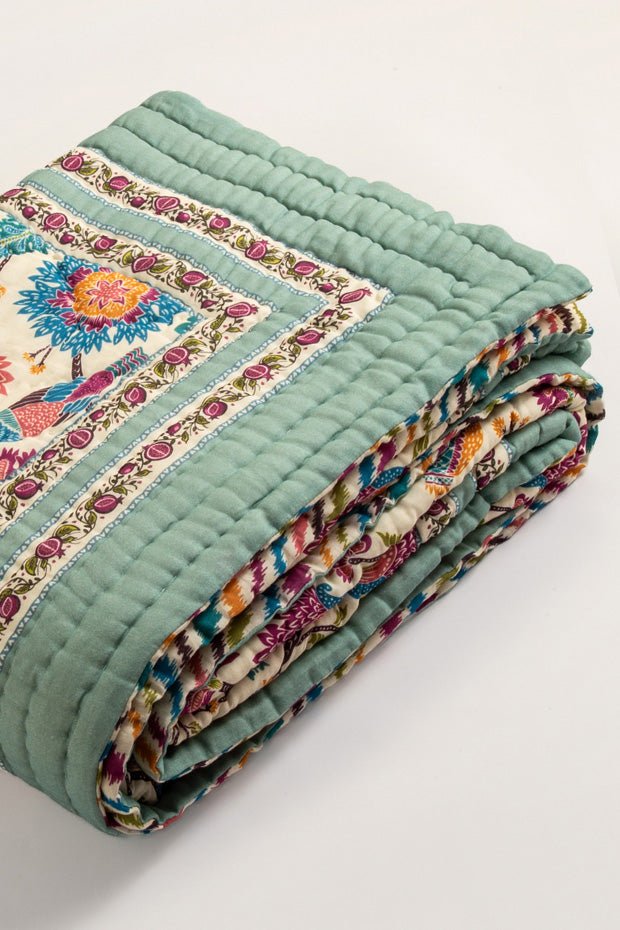 Nature's Lulubaby Organik Pamuk El Yapımı Yatak Örtüsü - uniqlooms.com