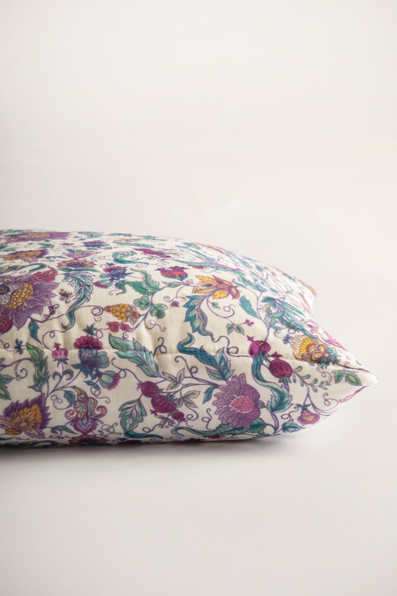 Roots Çiçek Desenli El Yapımı 2'li Yastık Kılıfı - uniqlooms.com