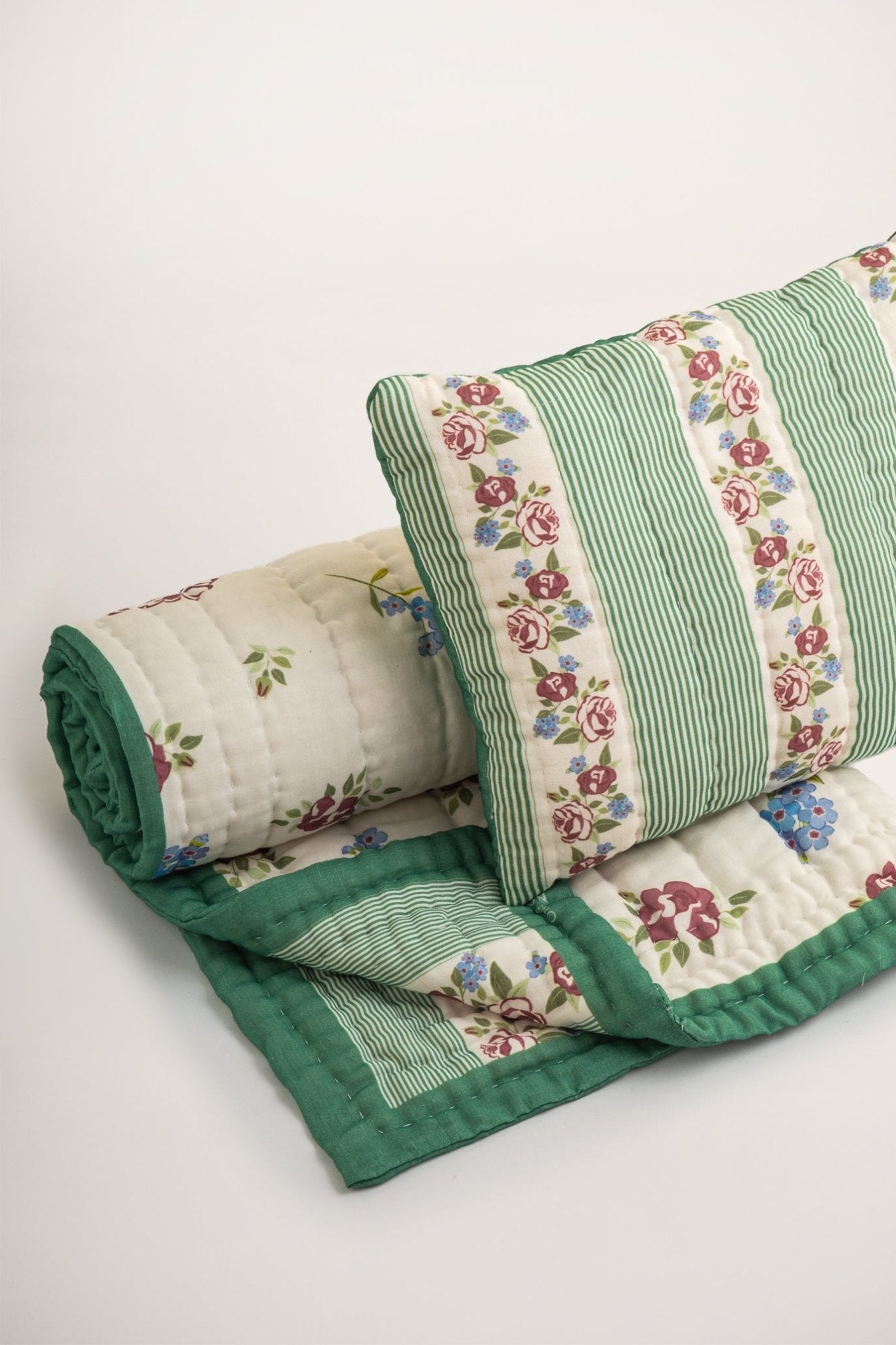 Rose El Yapımı Organik Pamuk Çocuk Yatak Örtüsü - uniqlooms.com