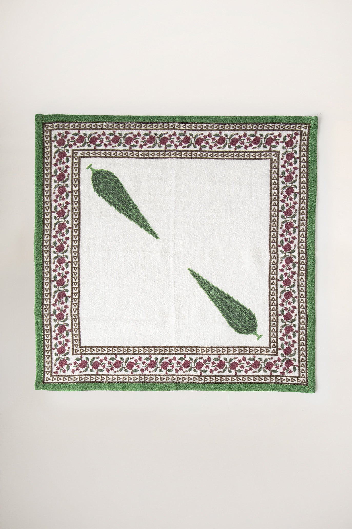 Tree Valley Ağaç Desen 4'lü Organik Müslin Servis Peçete Seti - uniqlooms.com