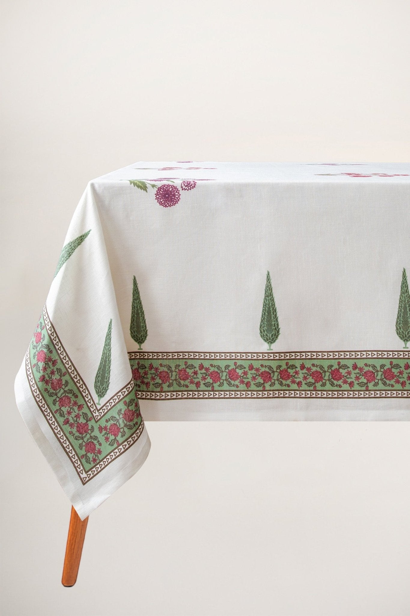 Tree Valley Keten Masa Örtüsü - uniqlooms.com