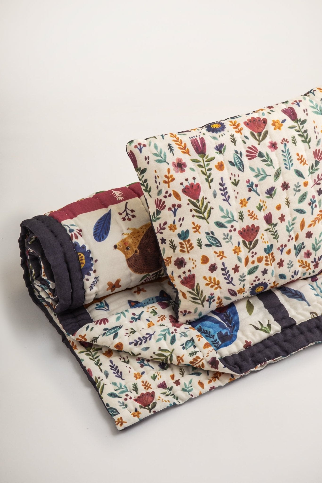 Animals El Yapımı Organik Pamuk Çocuk Yatak Örtüsü - uniqlooms.com