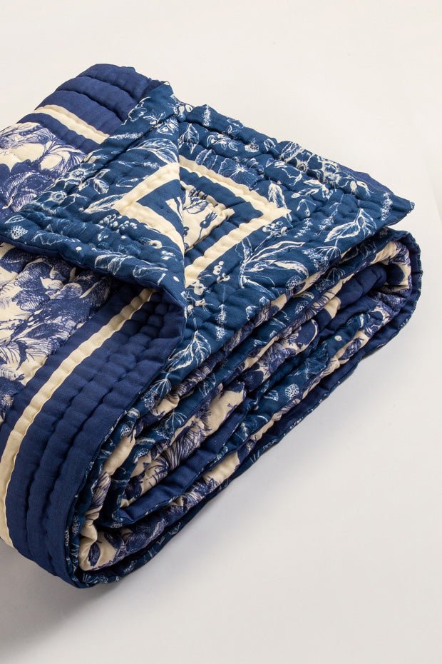 Plume Organik Pamuk El Yapımı Yatak Örtüsü - uniqlooms.com