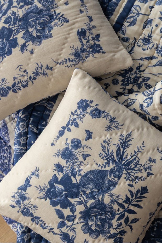 Plume Pano Desenli El Yapımı 2'li Yastık Kılıfı - uniqlooms.com