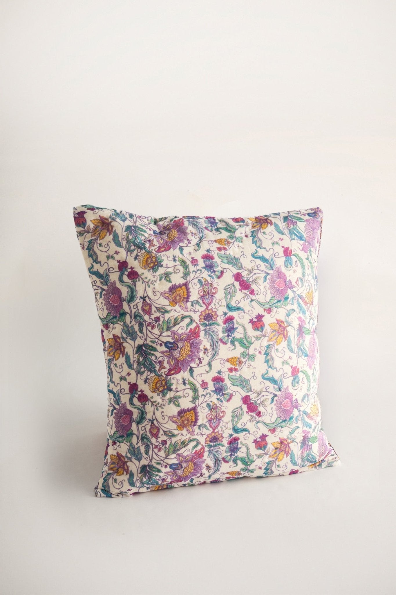 Roots Çiçek Desenli El Yapımı 2'li Yastık Kılıfı - uniqlooms.com